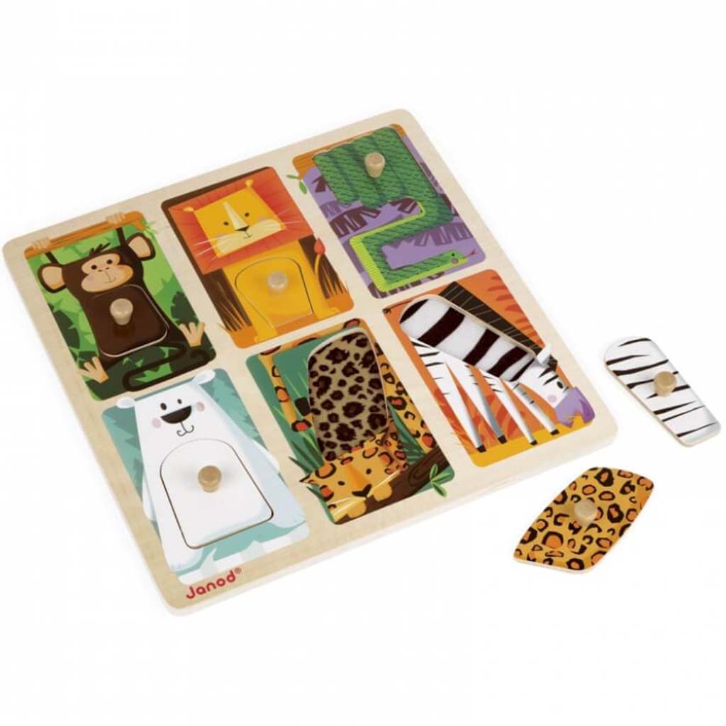 TACTILE PUZZLE ZOO ANIMALS 