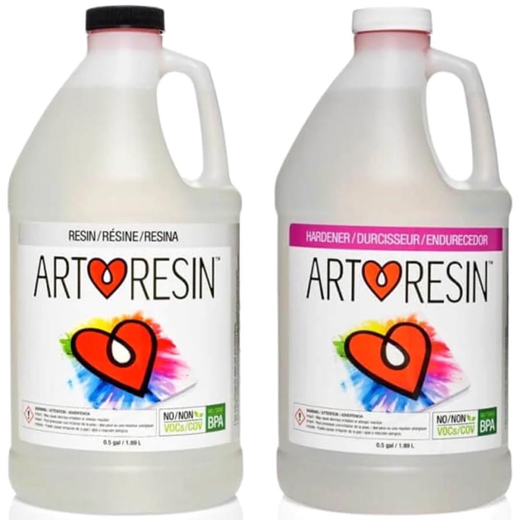 Art Resin Clear Non toxic ArtResin Epoxy Resin Professional Kit 2 Gallon