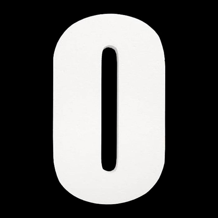 Styrofoam Number 0 6in x 1in