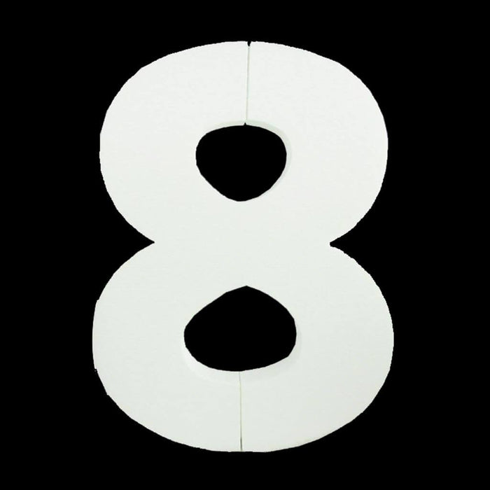 Styrofoam Number 8 6in x 1in