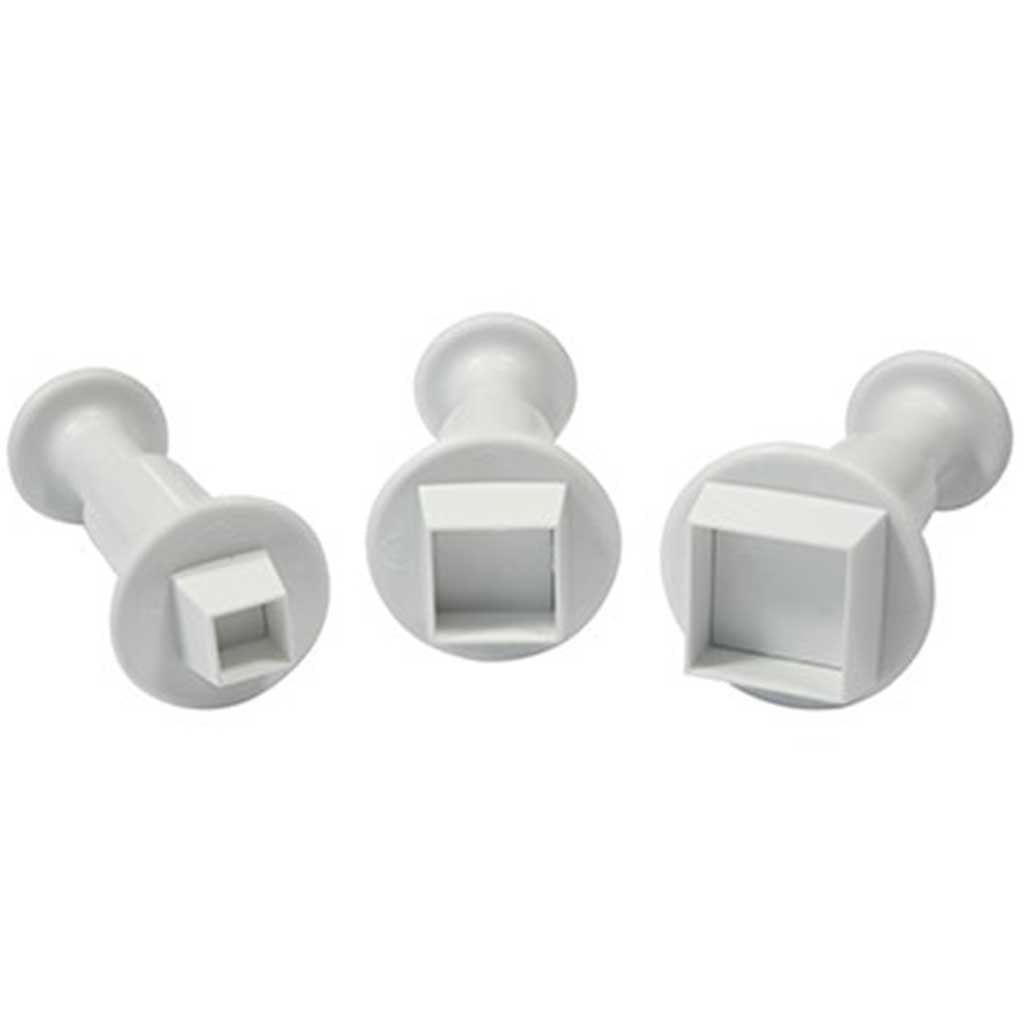 Square Plunger Cutter Set of 3