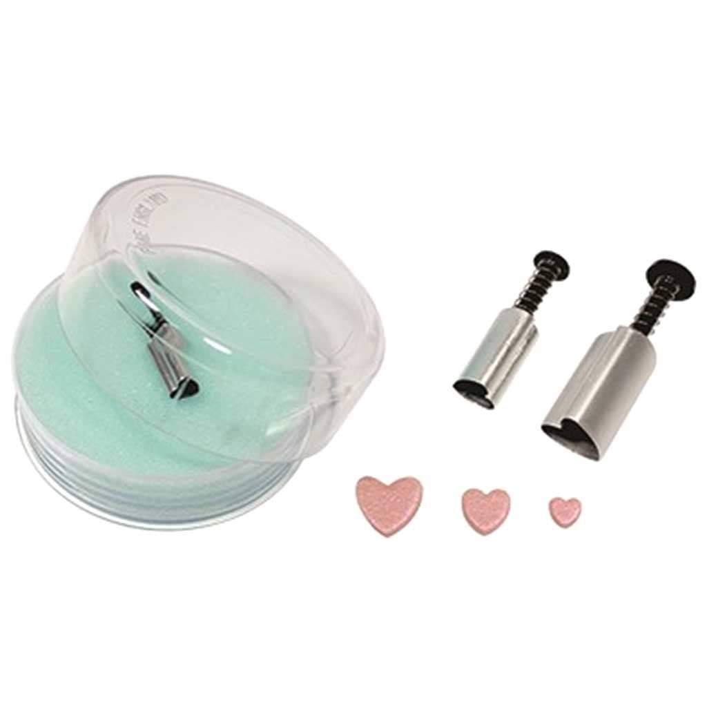 Heart Shape Plunger Cutters Set of 3