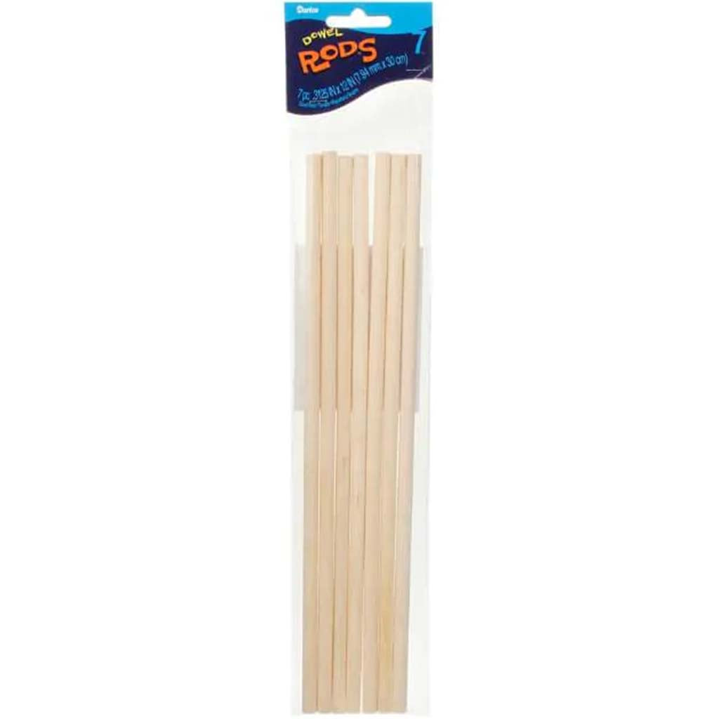 DOWEL RODS 7.94MM X 30CM 7PC 