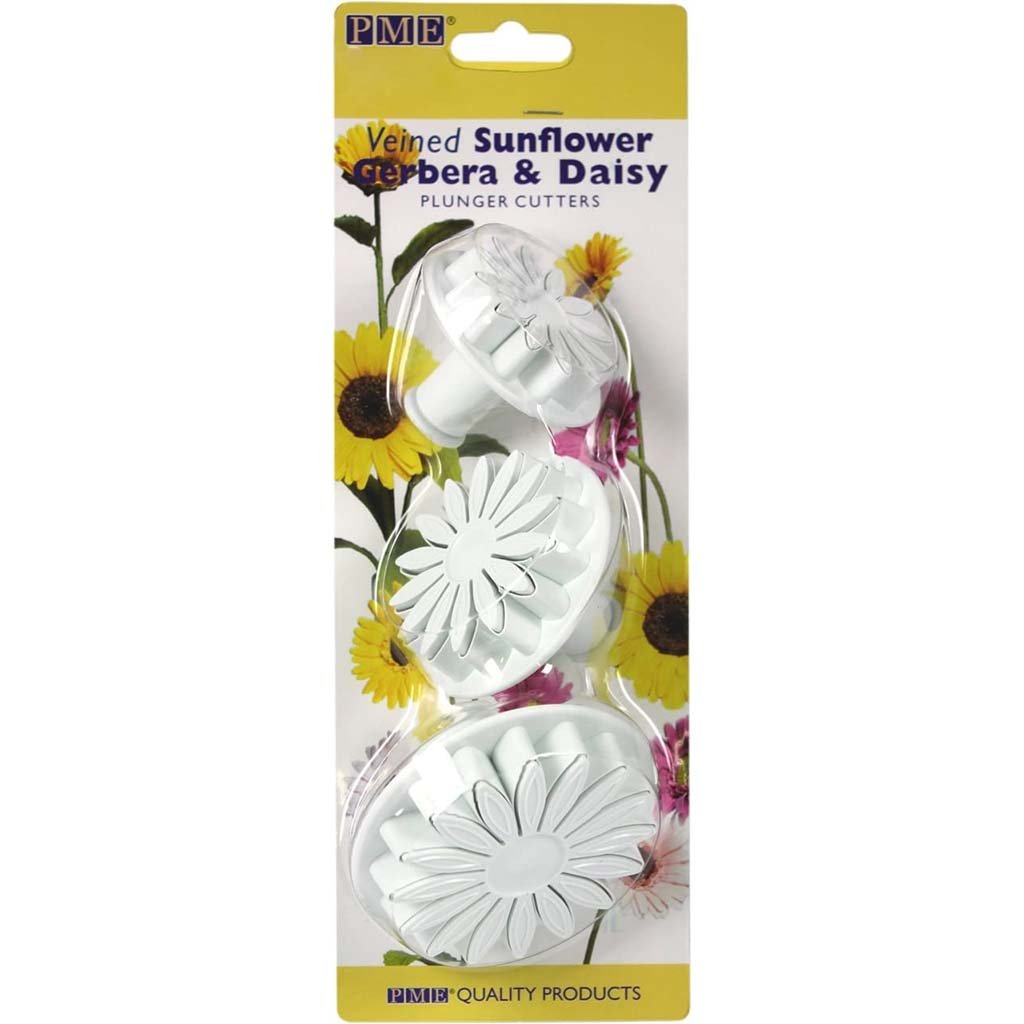 Small Multi Petal Daisy Gerbera - Set of 3