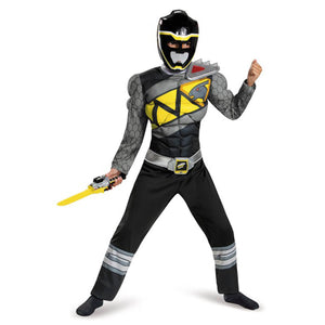 Black Ranger Dino Charge Classic Muscle Costume