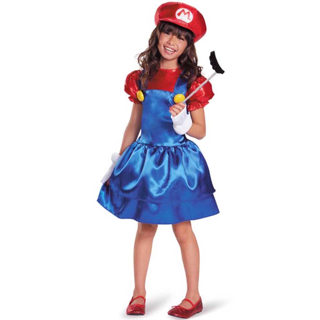 Mario Skirt Version Costume (10-12) Large