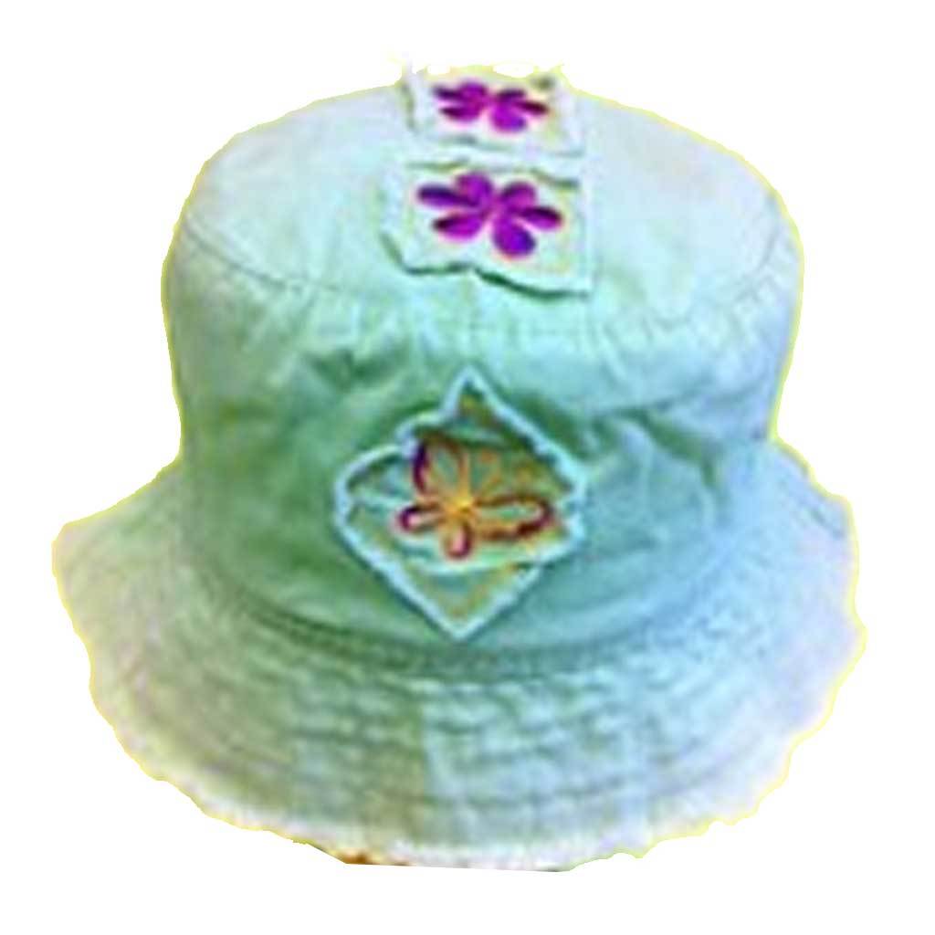 Large Cotton Embroidery Sun Hat