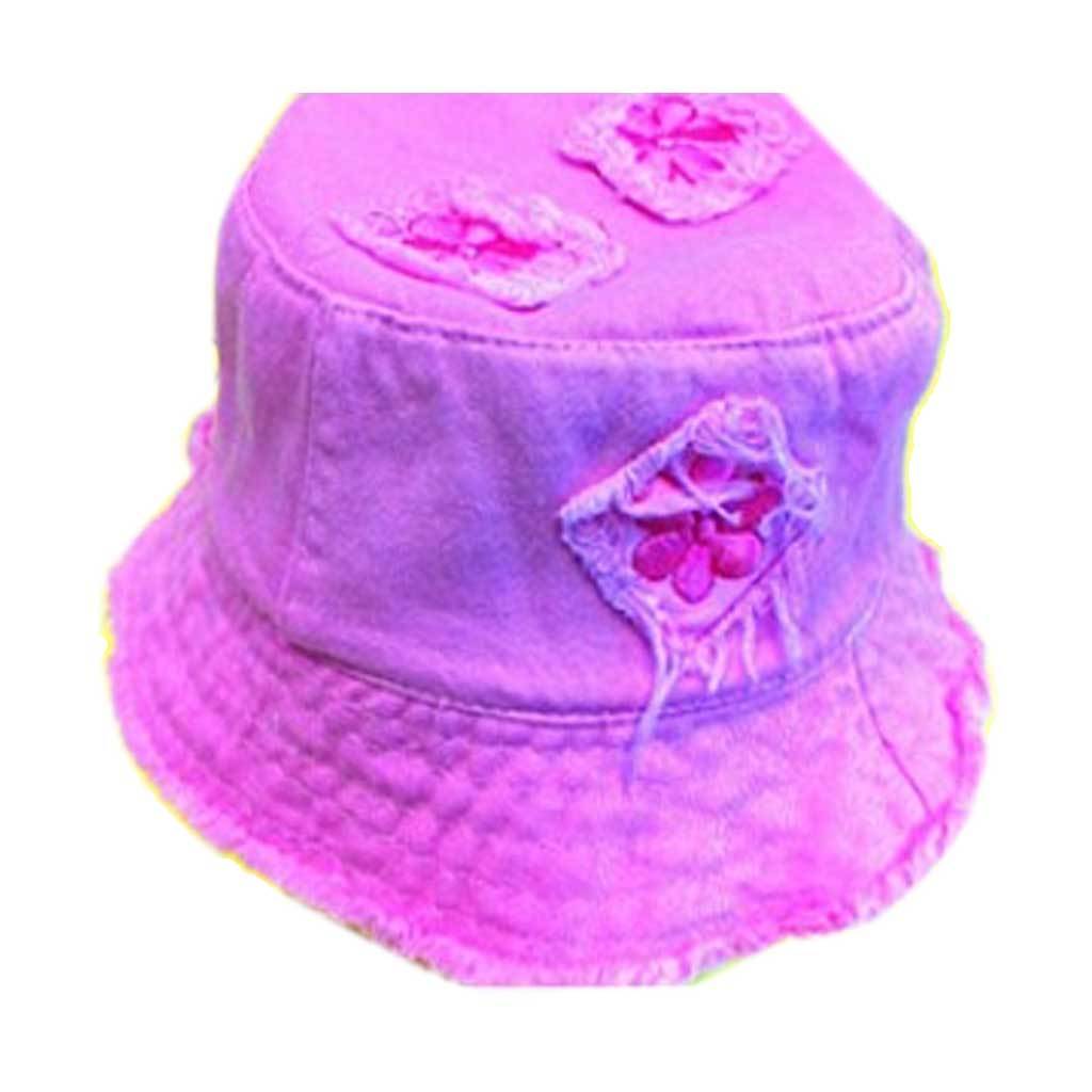 Large Cotton Embroidery Sun Hat