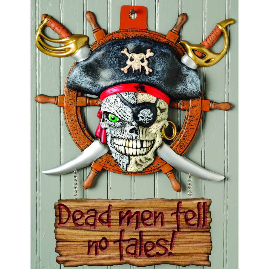 Dead Man Tell No Tales Pirate Wall Plaque