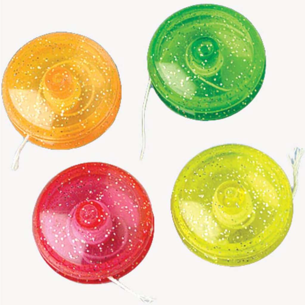 Mini Glitter Yo-Yos 