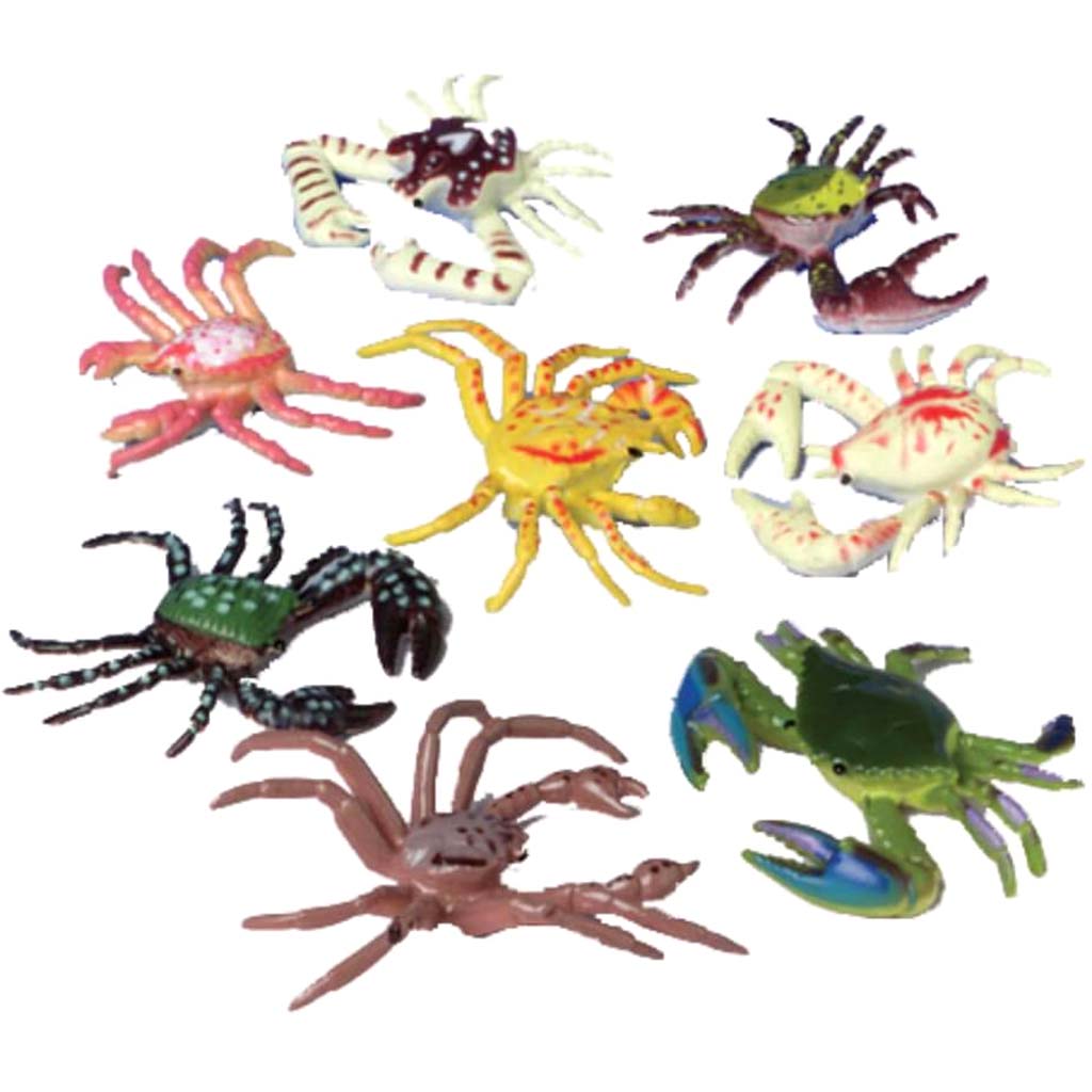 Plastic Toy Crabs 