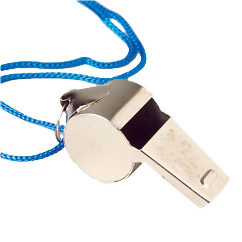 Metal Whistles With Lanyard 