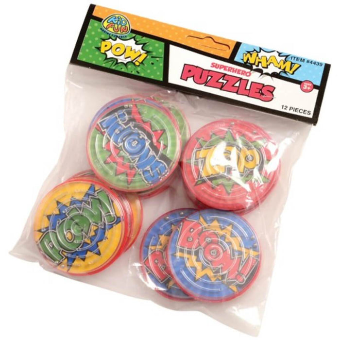 Superhero Maze Puzzles 