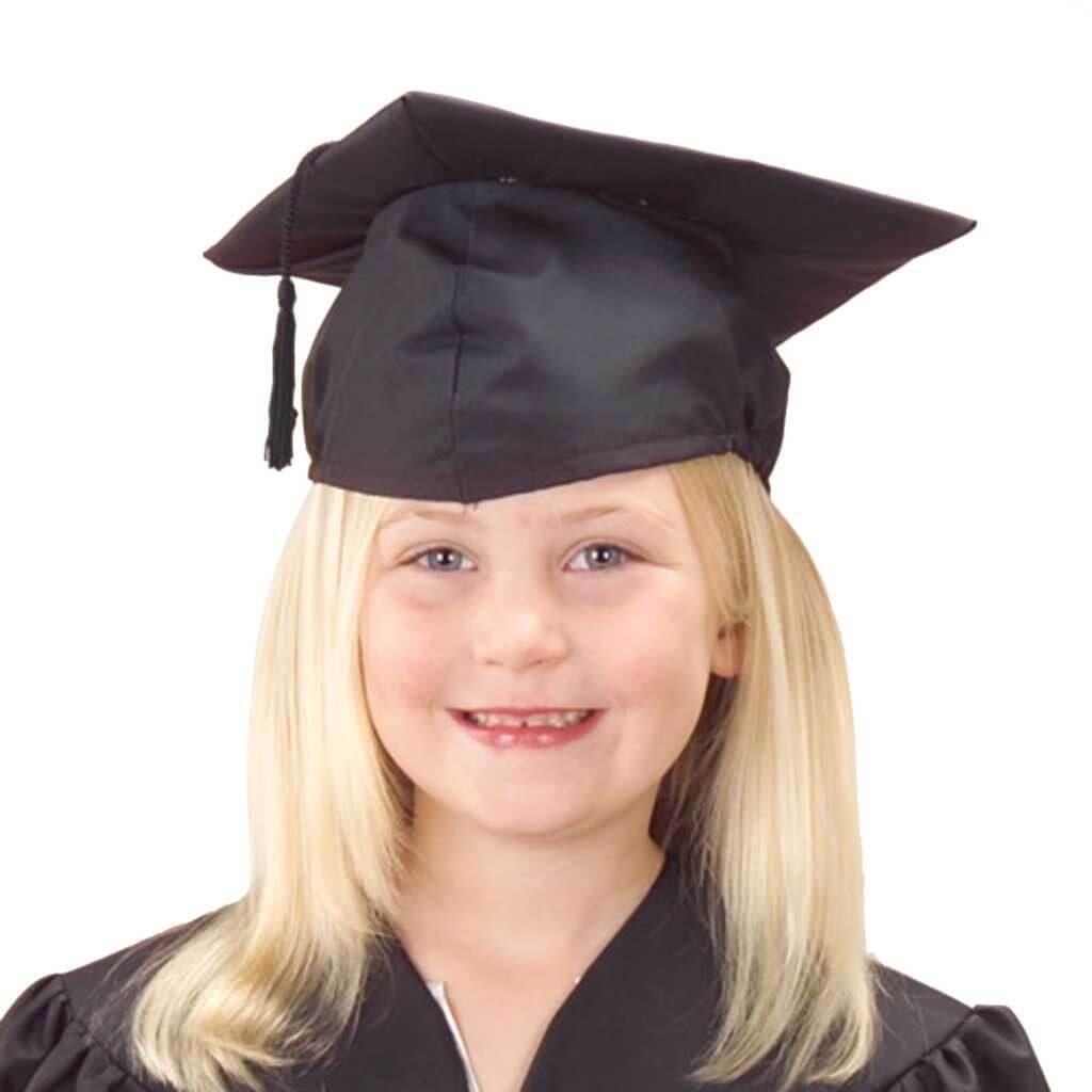 Black Cloth Graduation Cap 