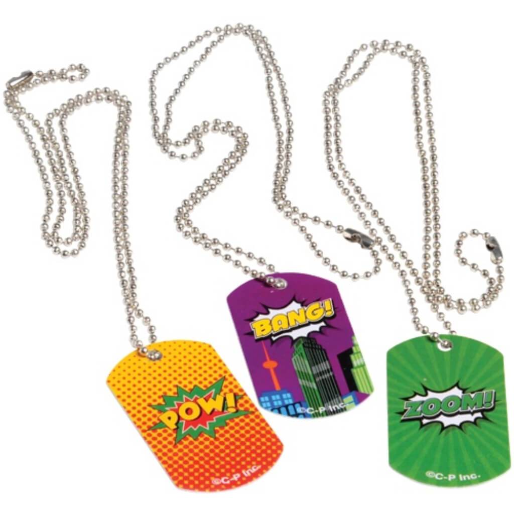 Superhero Dog Tags 