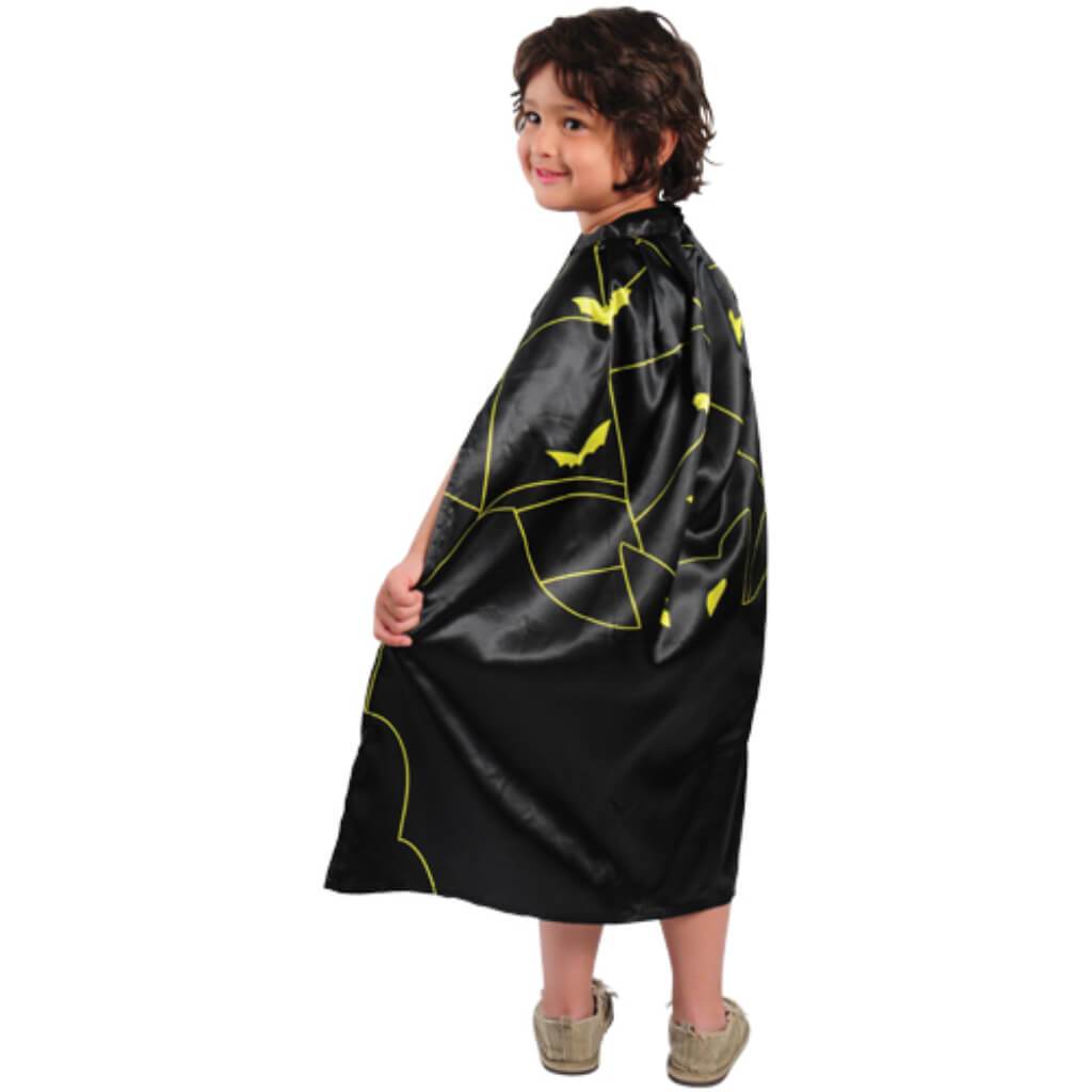 Superhero Black Bat Cape 