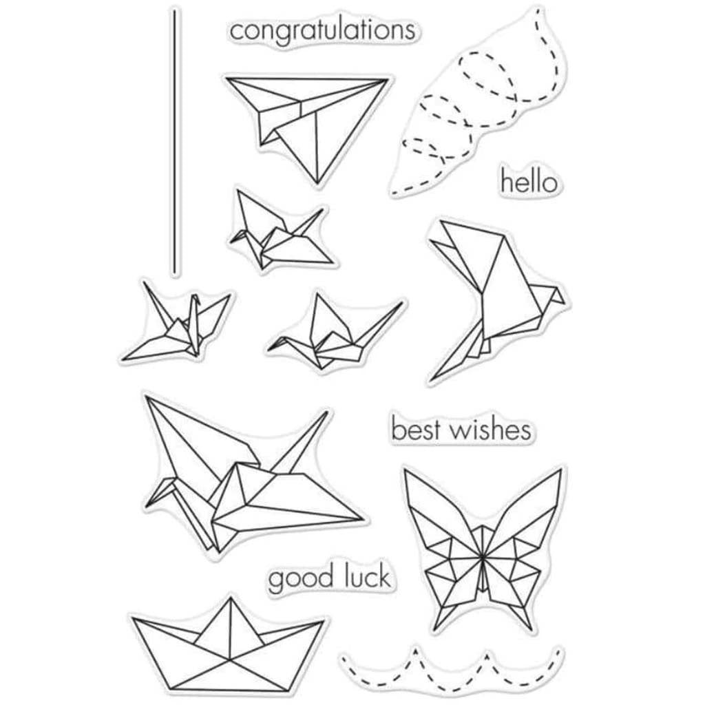 Origami Animals Stamp 