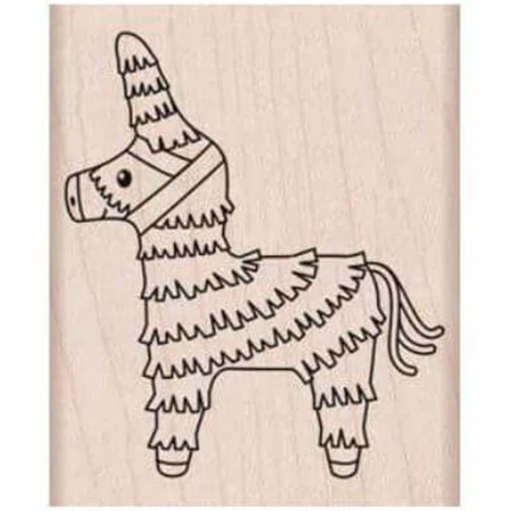 Pinata Woodblock Stamp 