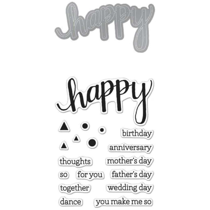 Happy Stamp & Cut