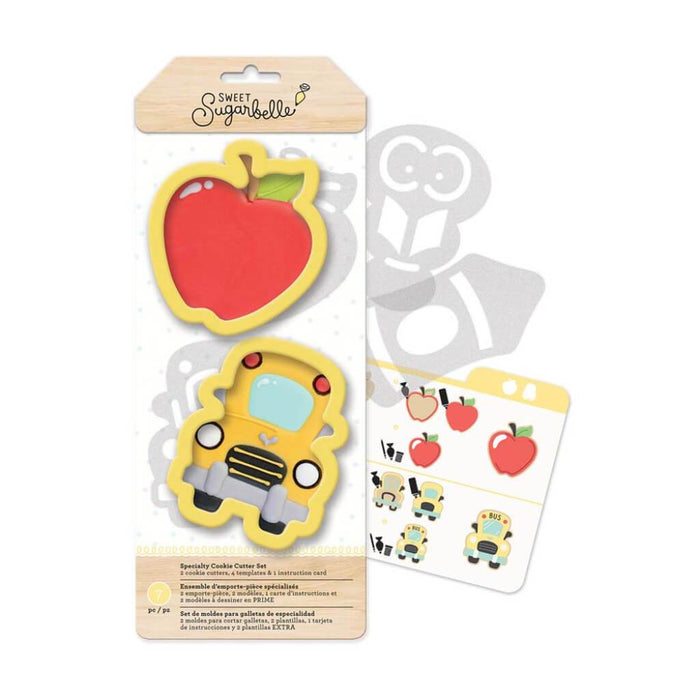 Sweet Sugarbelle Back to School Cookie Cutter Set 7 Pieces