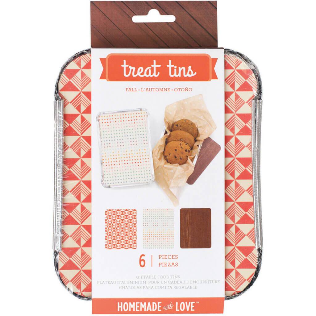 Homemade with Love 3 Pack Small Treat Tins Food - Fall