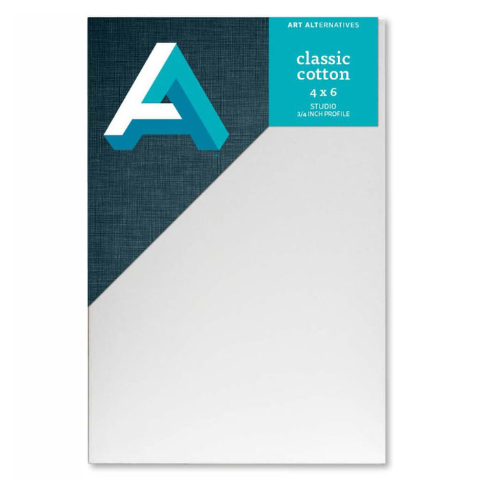 Classic Cotton Stretched Studio Canvas 3/4" Profile