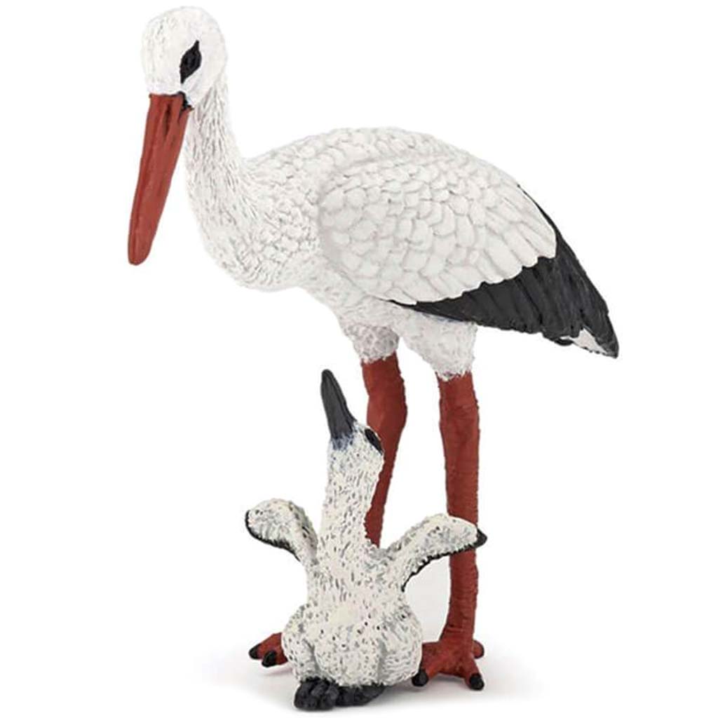 PAPO Stork And Baby Stork 