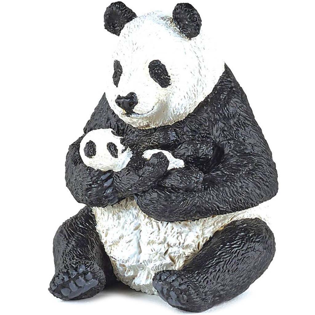 PAPO Sitting Panda And Baby 