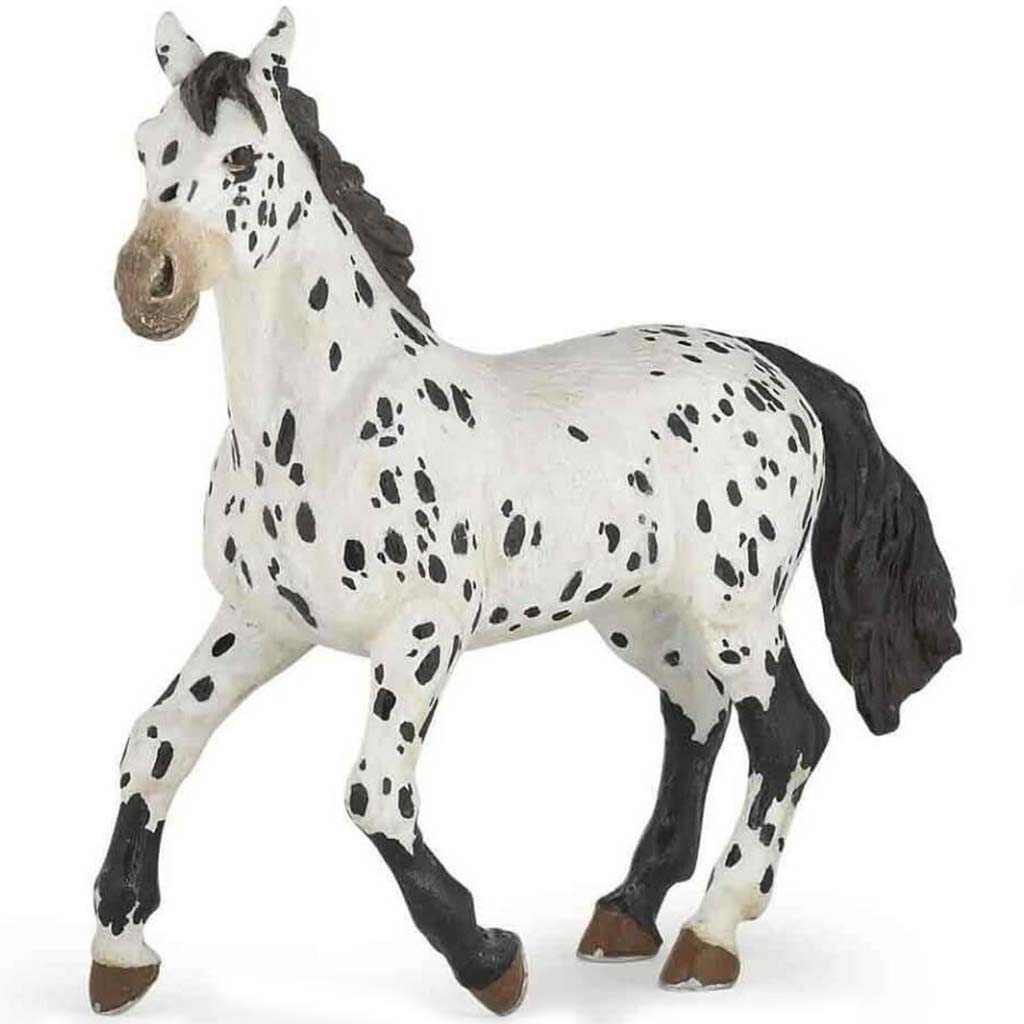 PAPO BLACK APPALOOSA HORSE 