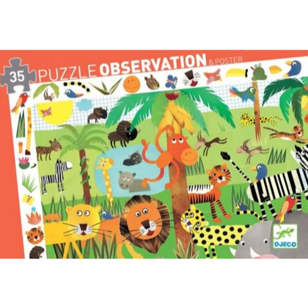 Observation Puzzle Jungle 35pcs