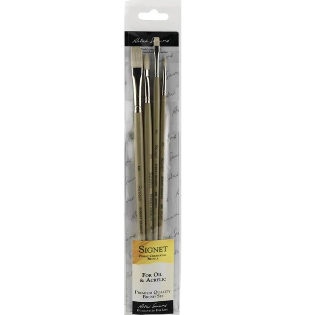 Signet Selection Set 1 Long Handle  Brushes Set of 4