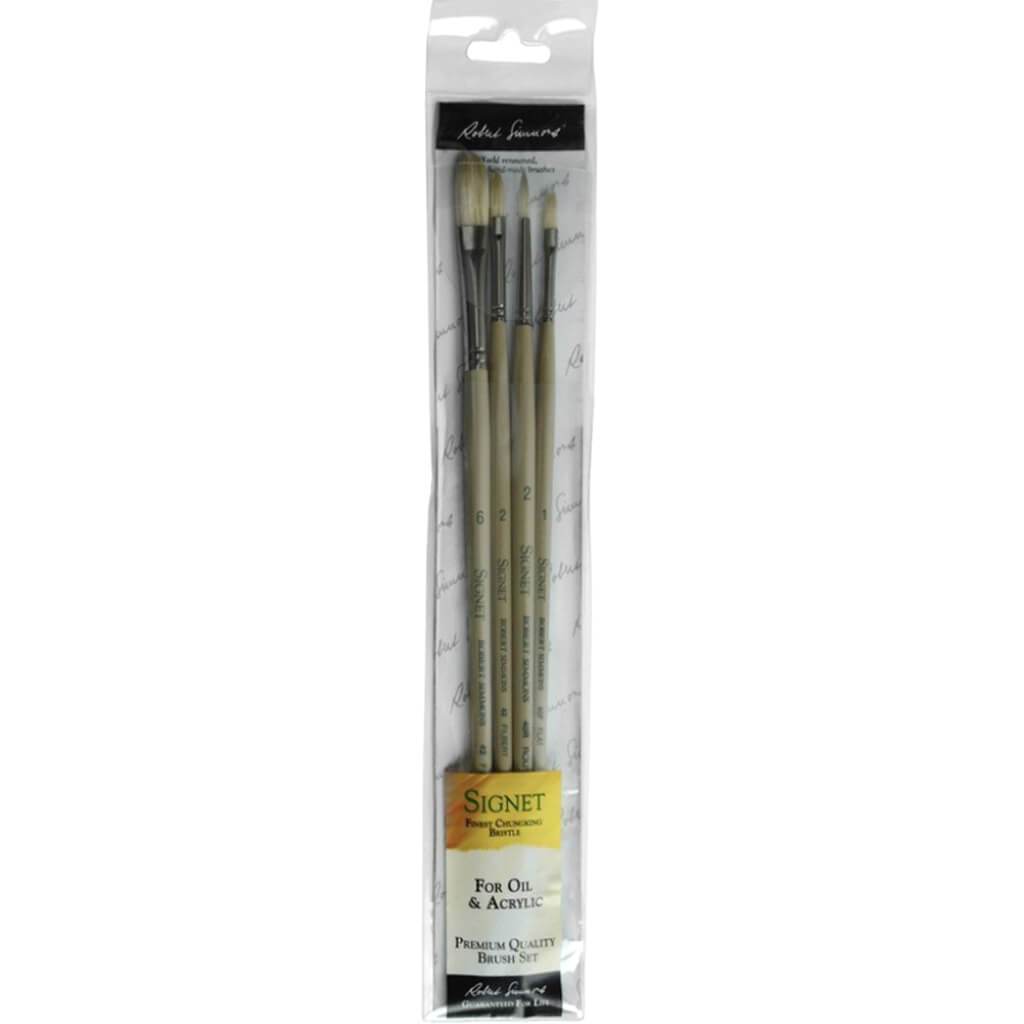 Signet Selection Set 2 Long Handle  Brushes Set of 4