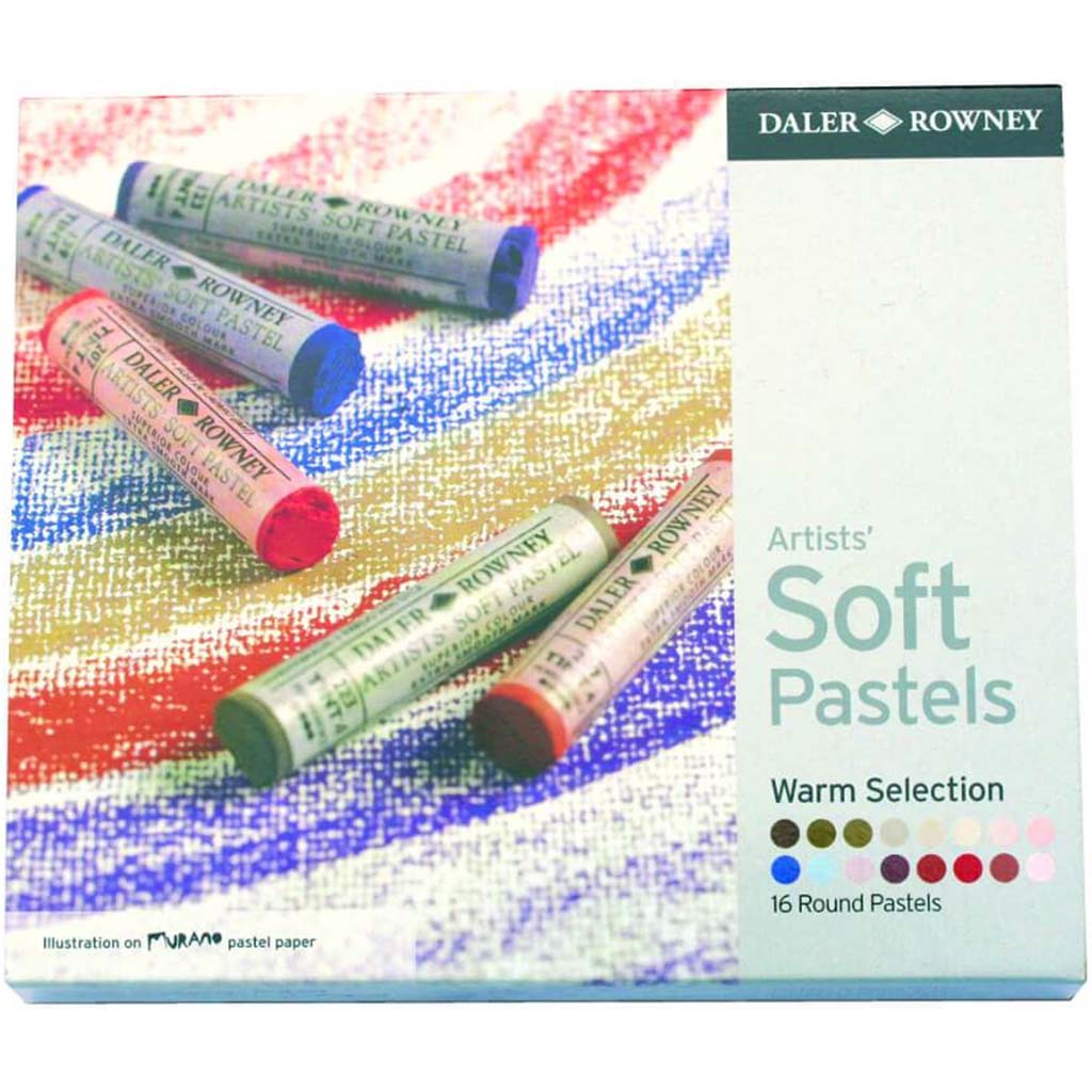 Soft Pastel Warm Selection Set of 16