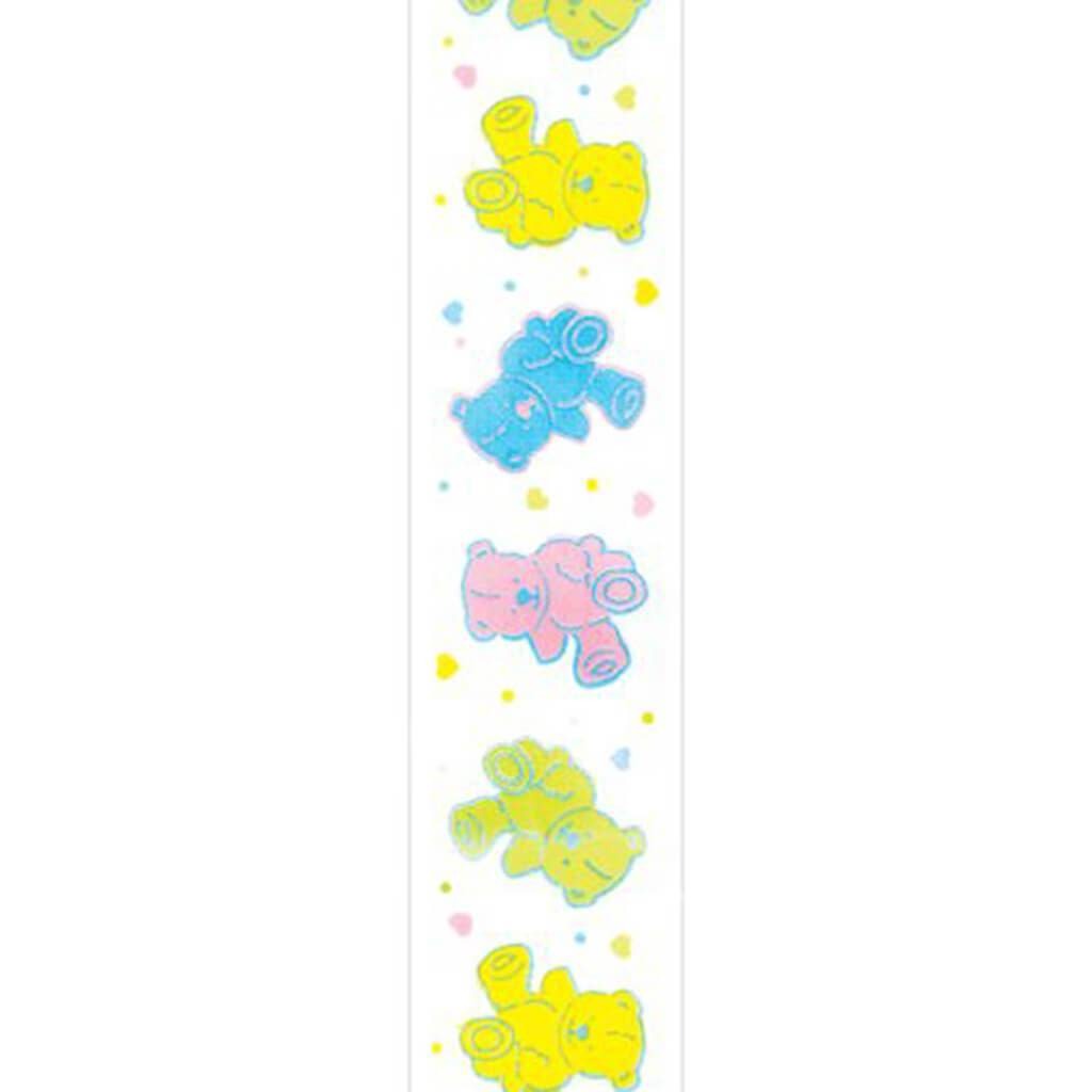 Baby Bear Ribbon 1.5in x 9ft Multicolor