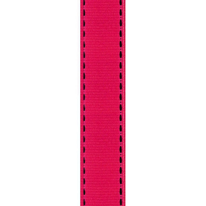 Sidesaddle Ribbon 5/8in x 9ft Shocking Pink & Black