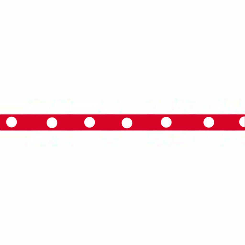 Offray Dippydsot Craft Ribbon 3/8in x 9ft Pink &amp; White