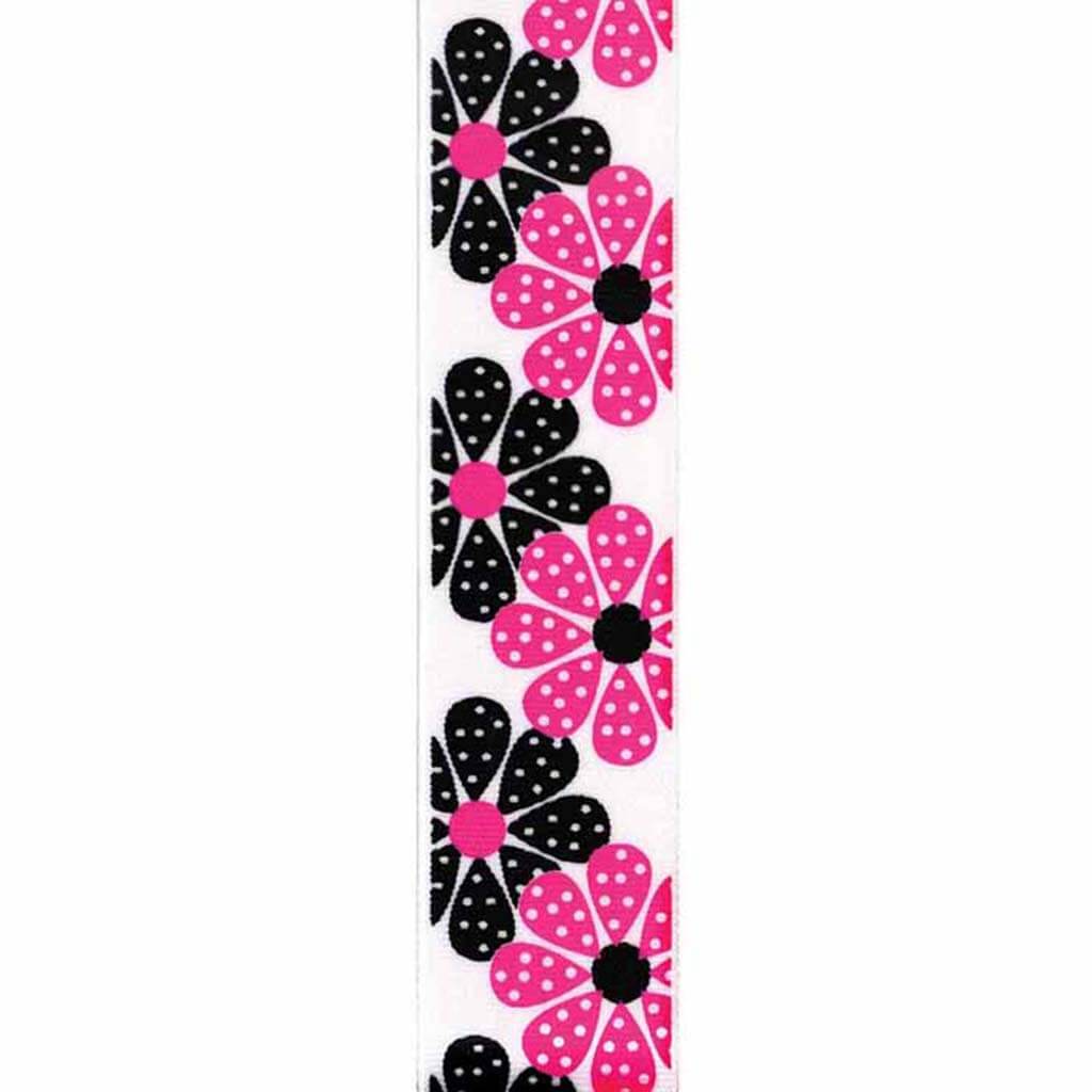 Offray Daisy Dots Craft Ribbon 1.5in x 9ft Hot Pink