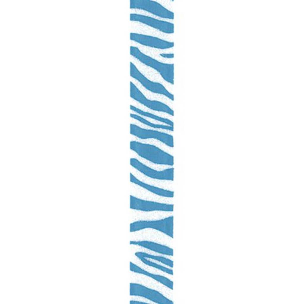 Offray Zebra Crystal Craft Ribbon 7/8in x 9ft Turquoise