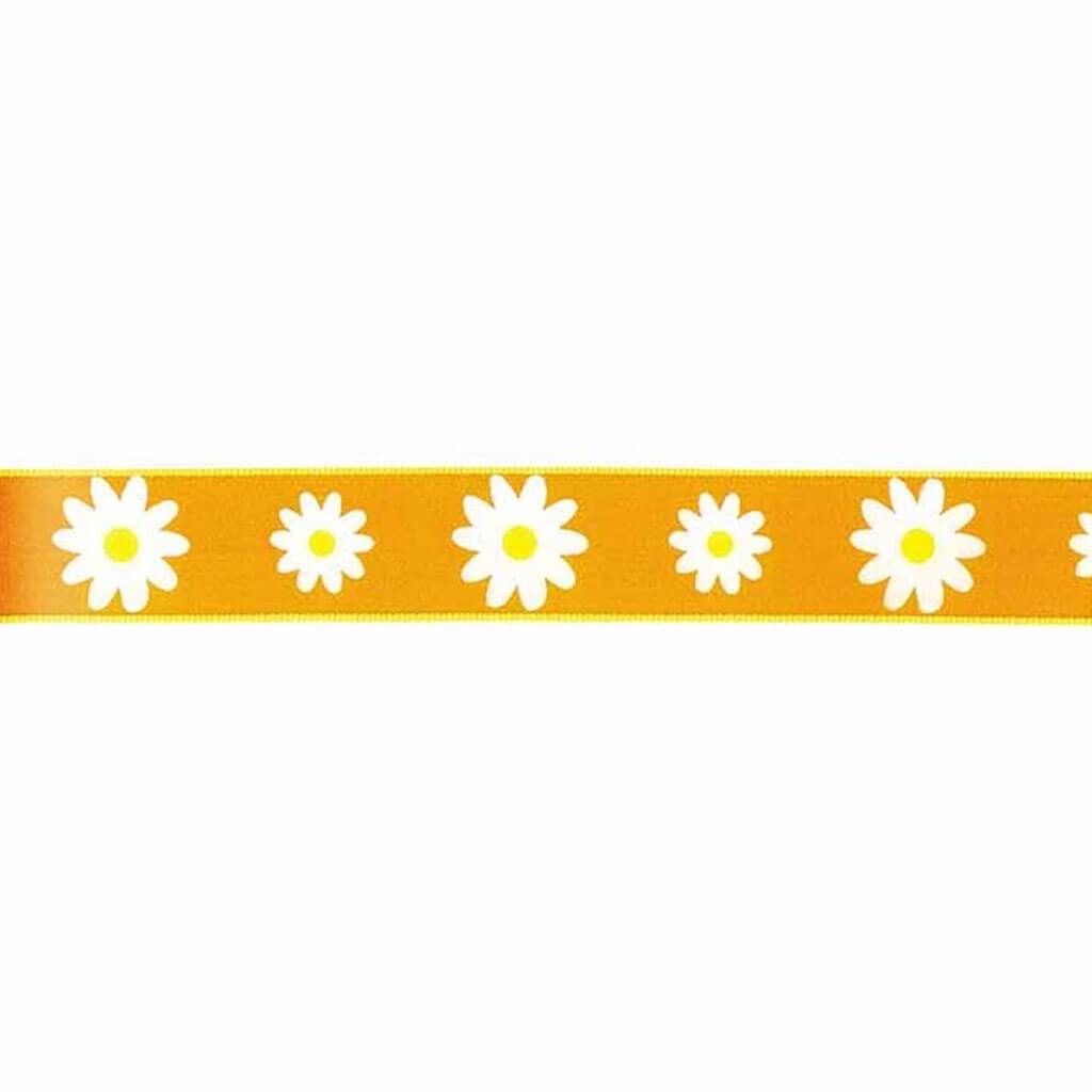 Offray Dayzee Craft Ribbon 7/8in x 9ft Tangerine