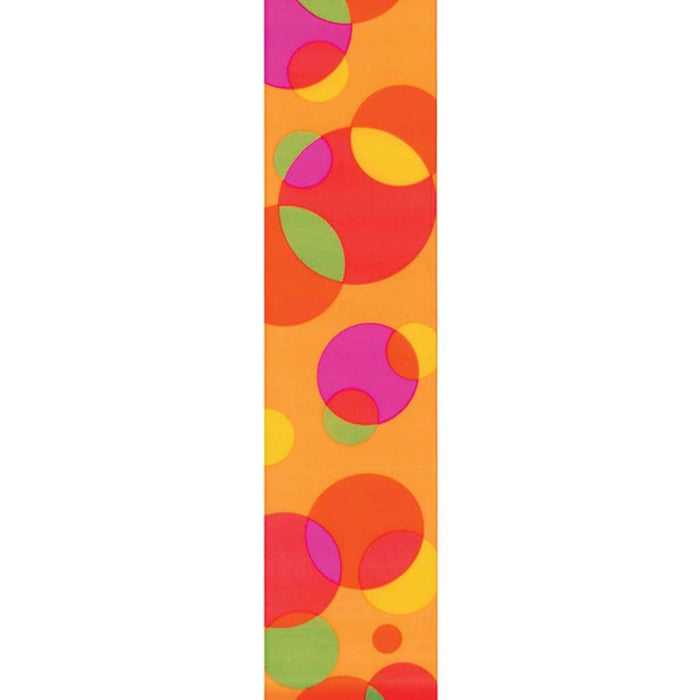 Offray 7/8in Fun Dots Ribbon 9ft Orange