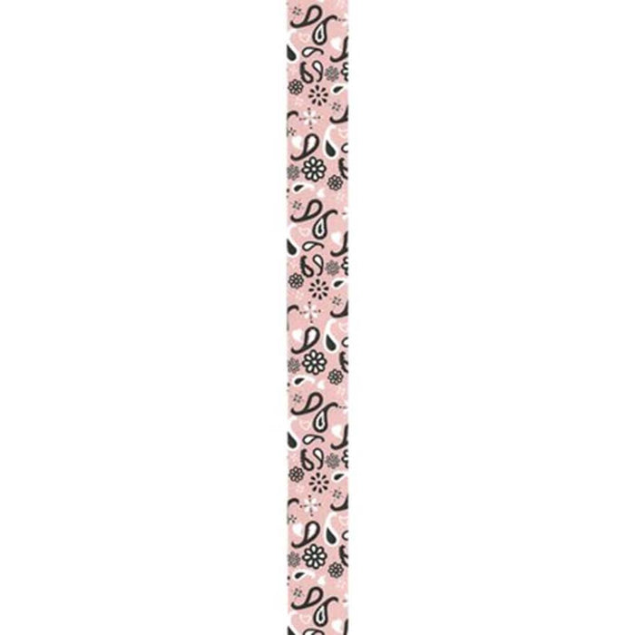 Bandana Twill Ribbon 1/2in x 9ft Light Pink