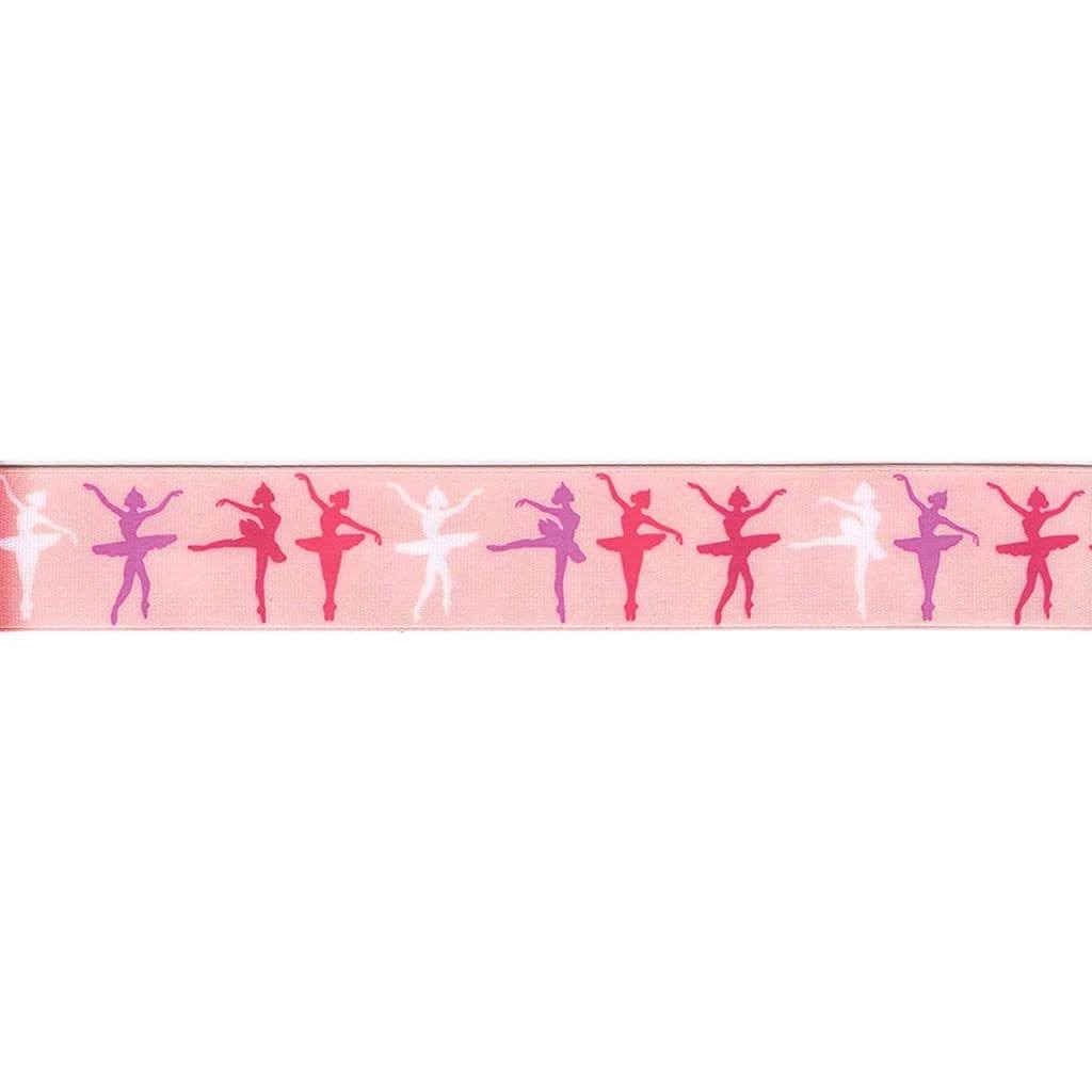 Offray Ballerina Craft Ribbon 7/8in x 9ft Pink