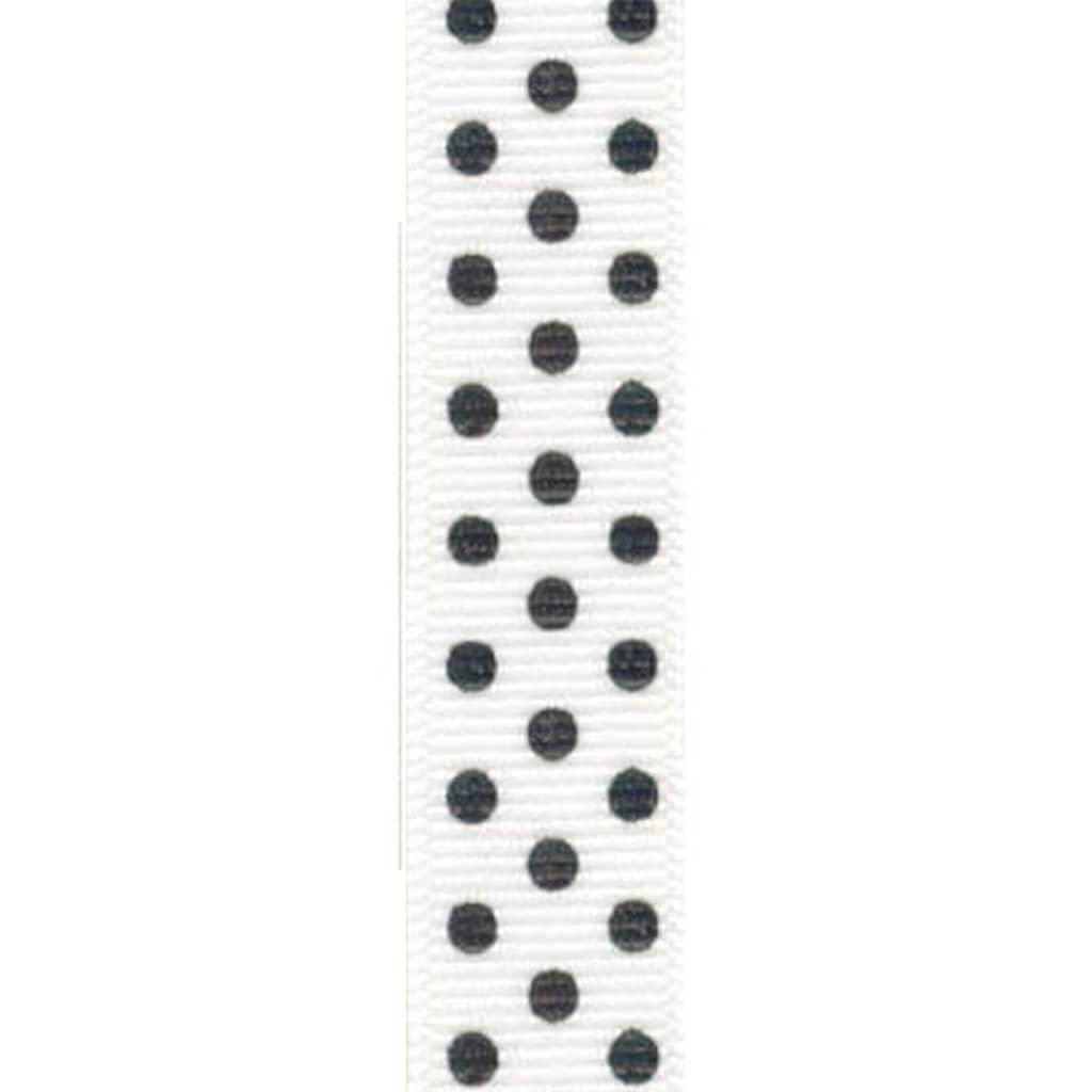 Offray 5/8in Clear Confetti Dots Ribbon 3yds