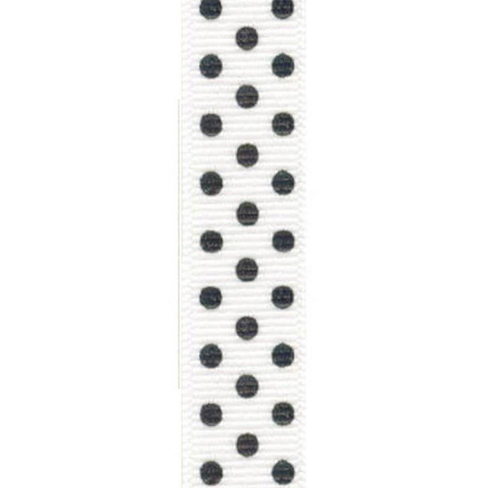 Offray 5/8in Clear Confetti Dots Ribbon 3yds