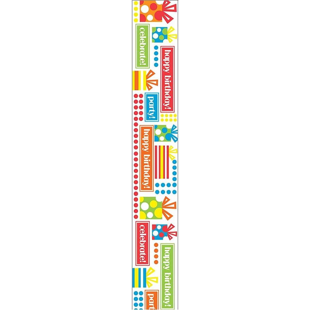 Offray Party Hardy Craft Ribbon 7/8in x 9ft Multi