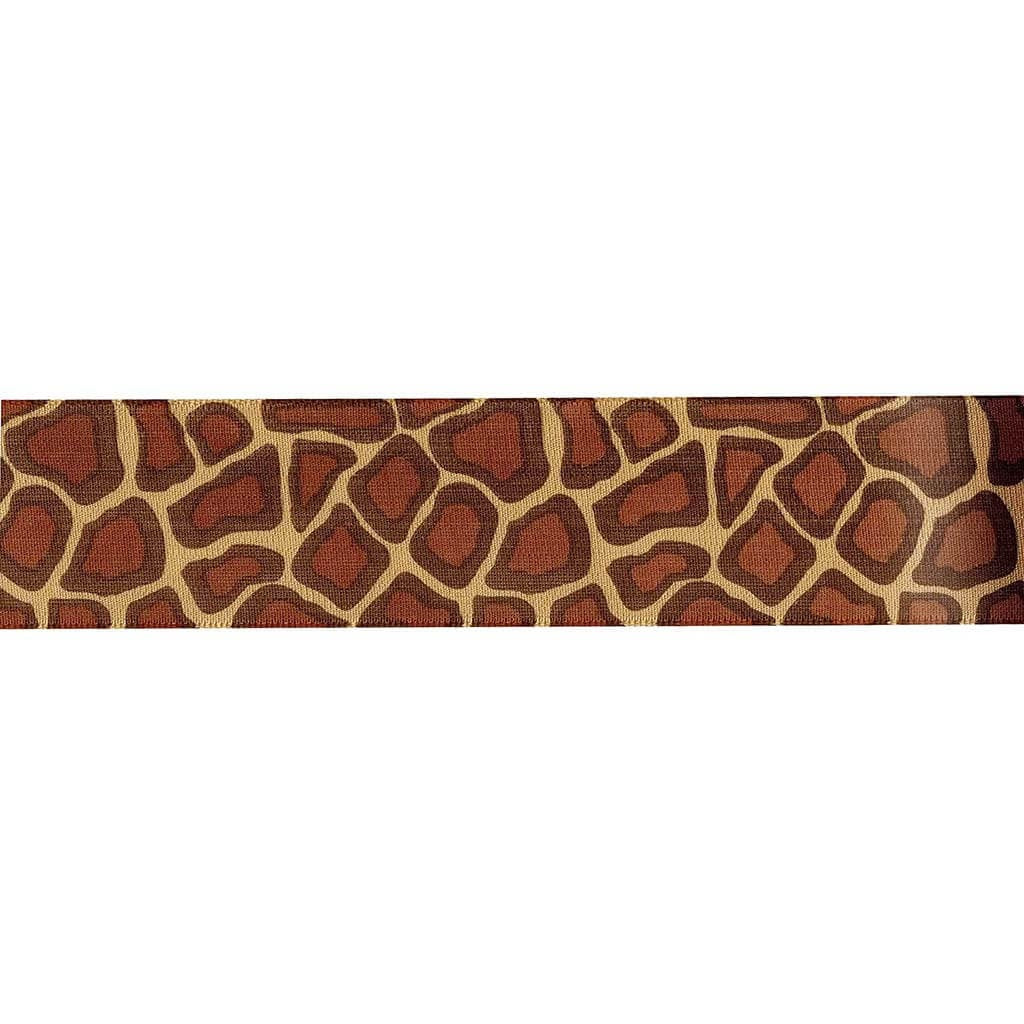 Offray Giraffe Craft Ribbon 7/8in x 9ft Brown