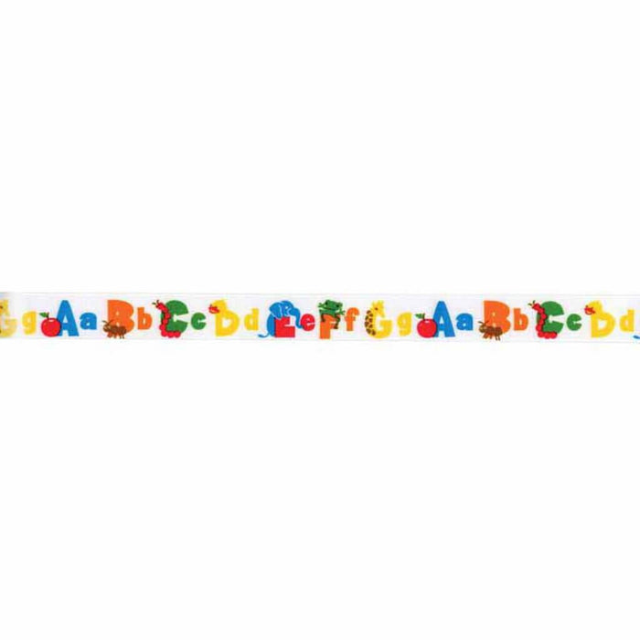 Offray Alphabet Zoo Craft Ribbon 5/8in x 9ft Primary