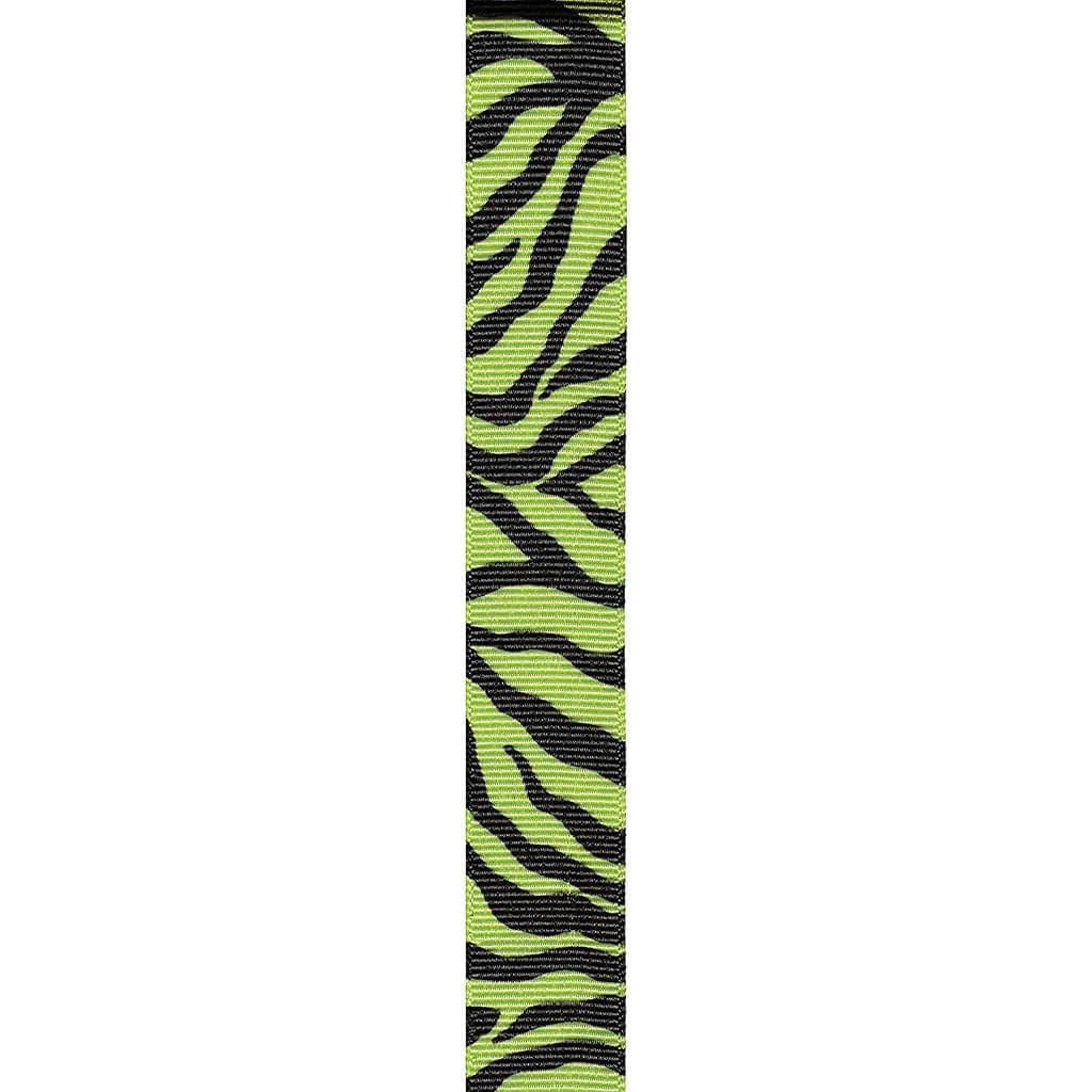 Grosgrain Animal Ribbon 7/8in x 9ft Lemongrass