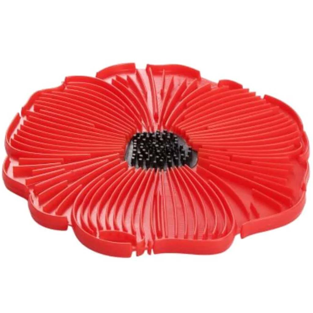 POPPY TRIVET POT HOLDER RED