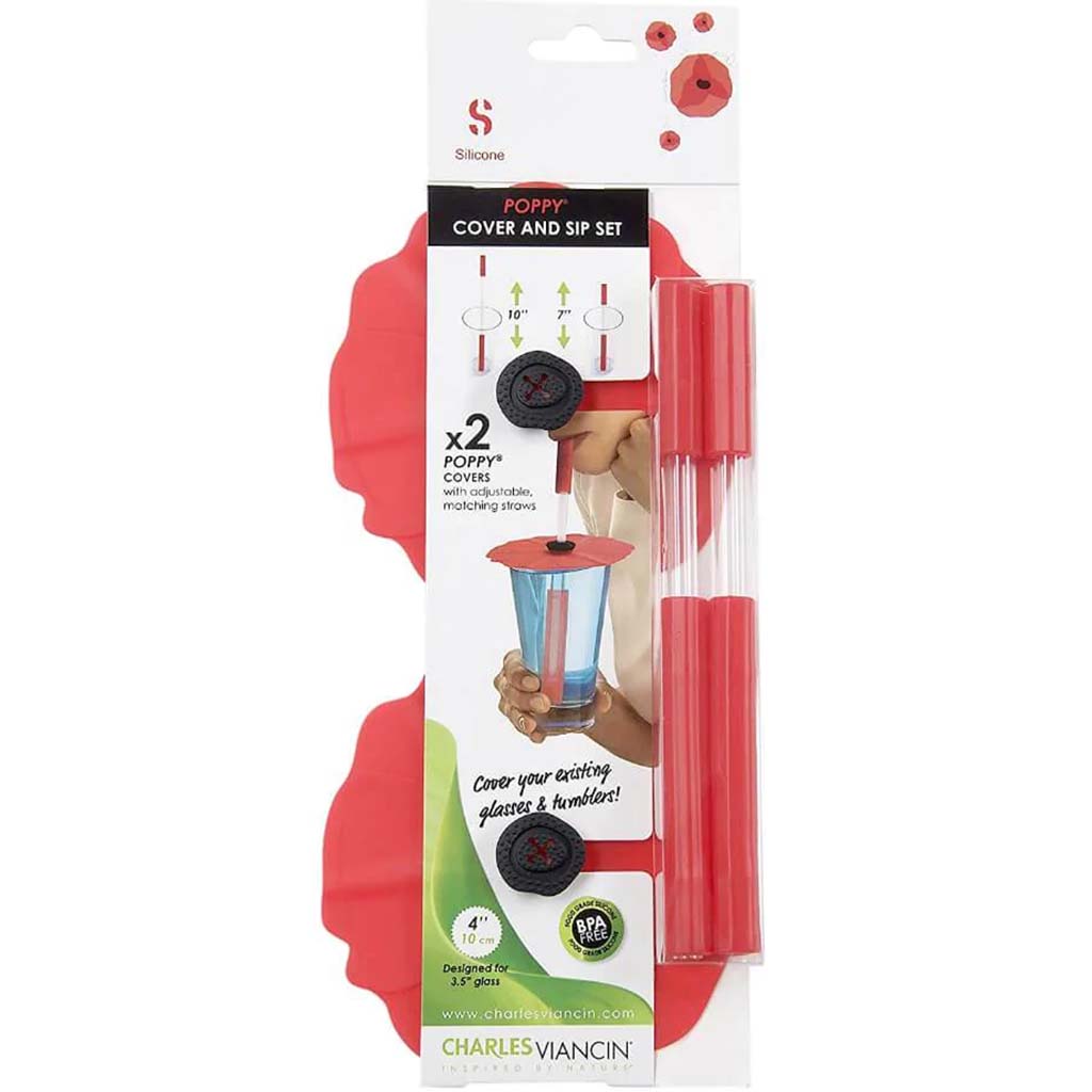 POPPY COVER SIPPER AND SIP SET